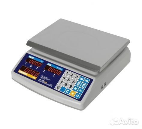 Весы торговые M-ER 329aс-15.2lеd Fisher влагозащищ