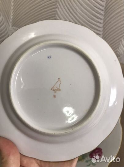 Столовый фарфоровый сервиз СССР