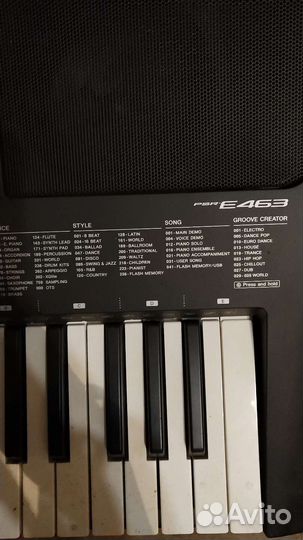 Синтезатор yamaha psr e463