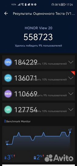 HONOR View 20, 6/128 ГБ