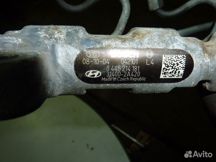 Рампа топливная клапан Hyundai Kia 31400-2A420