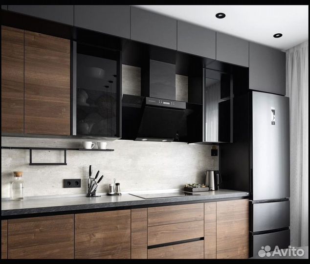 Кухня под потолок в новостройку