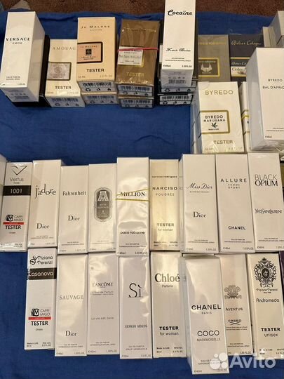 Женский и мужской парфюм