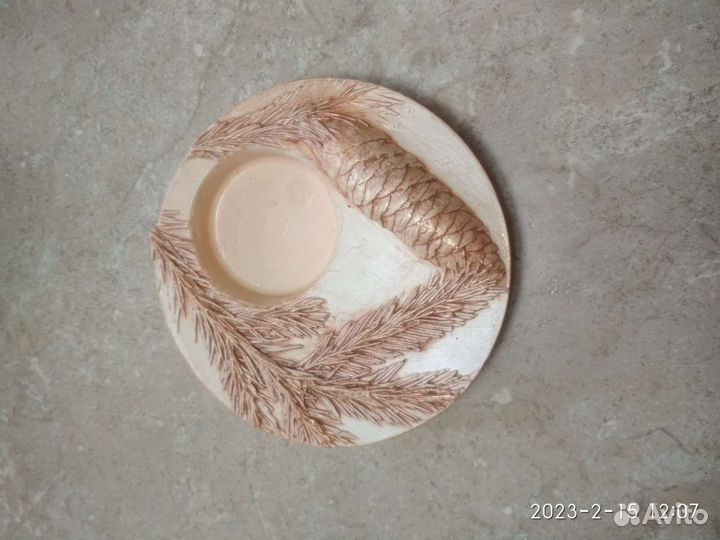 Подсвечник из гипса