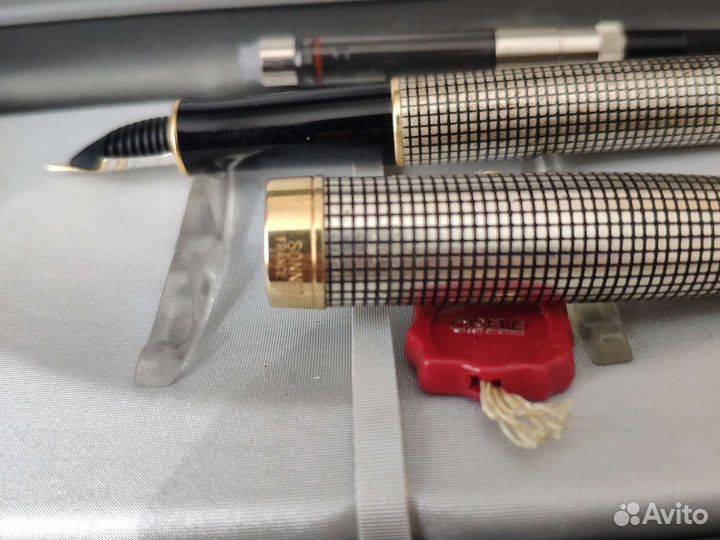 Ручка перьевая Parker Sonnet с серебряным корпусом