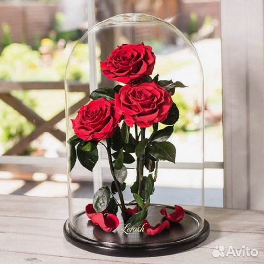 Роза в колбе. Стоит до 8 лет