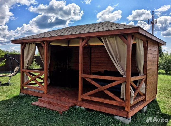 Беседка для дачи