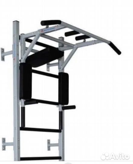 Турник 3 в 1 навесной на шведскую стенку