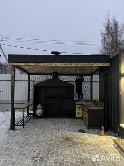 Мангальный комплекс лофт