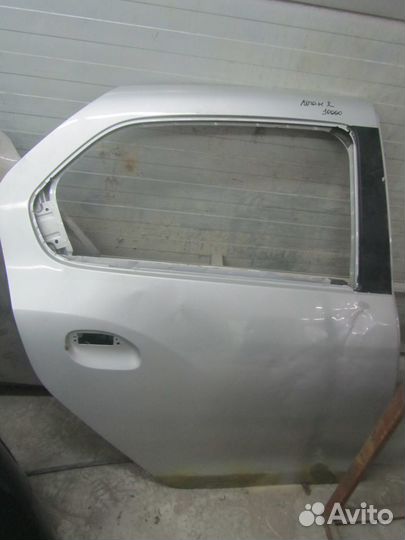 Дверь задняя правая рено логан renault logan