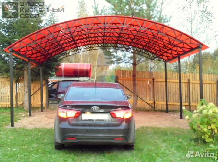 Навес металлические под ключ