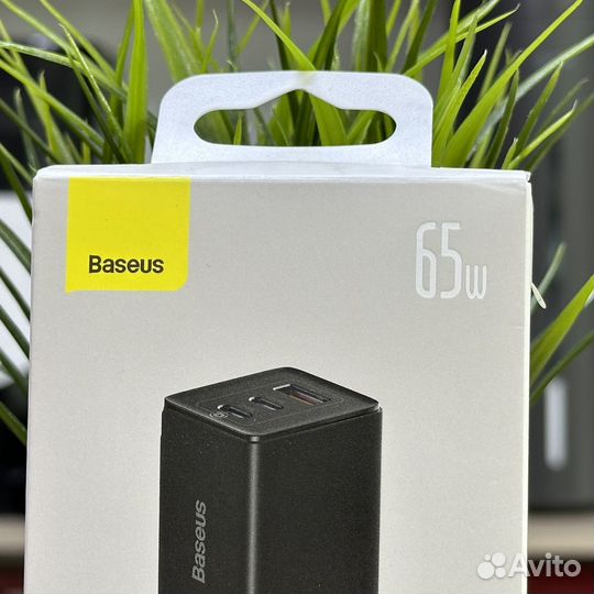 Сзу блок питания Baseus 2 USB-C/USB 65W зарядка