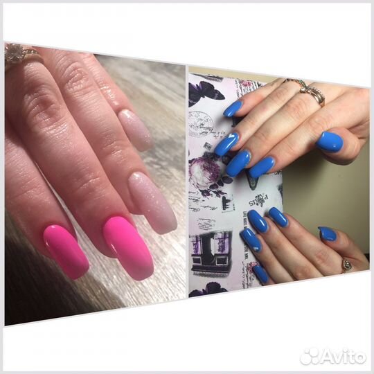 Маникюр наращивание педикюр