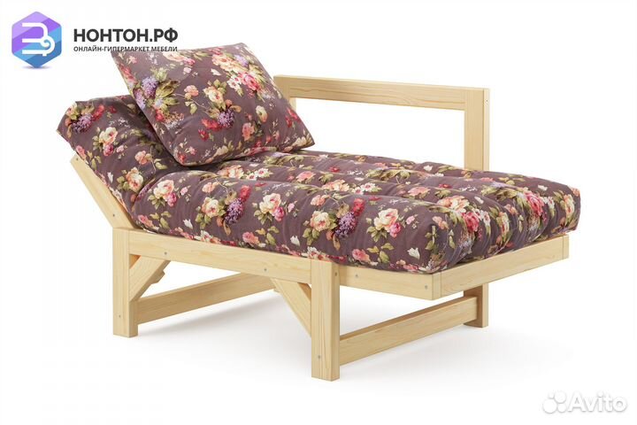 Кресло Амбер бордовое