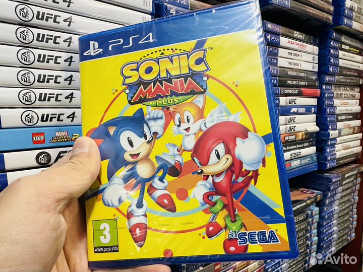 Sonic mania ps4 диск новый