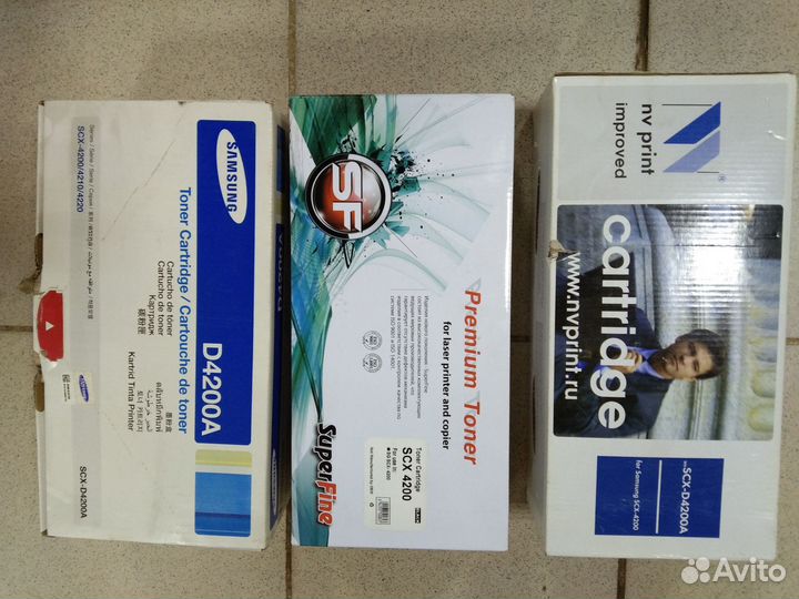 Картриджи Sumsung scx-4200 пустые