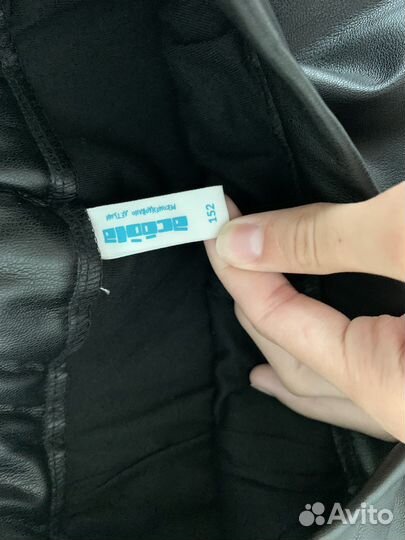 Кожаные шорты для девочки