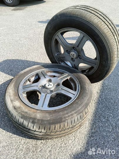 Мицубиси диски с резиной r15