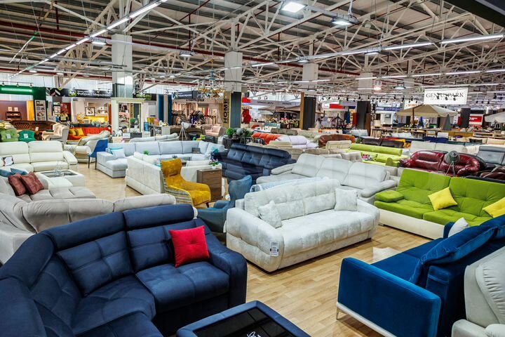 Торговая площадь в мебельном ТЦ, 100 м²