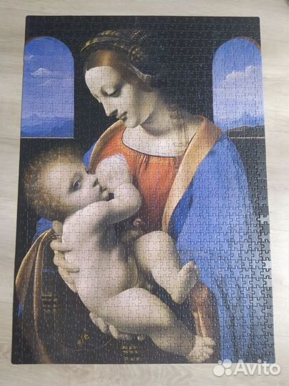 Картина Мадонна с младенцем (Леонардо да Винчи). П