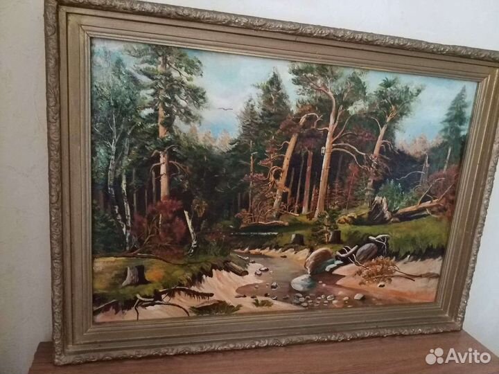 Картина. Полесье. Холст. Масло