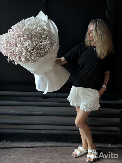 Гипсофилы букет цветов