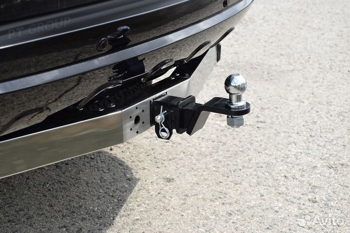 Фарко Haval H5 съёмный квадрат с Хром Накладкой