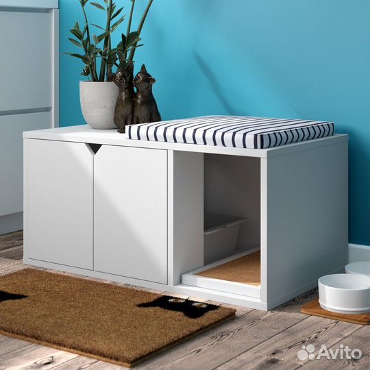 Домик для кошки / Закрытый туалет / Тумба