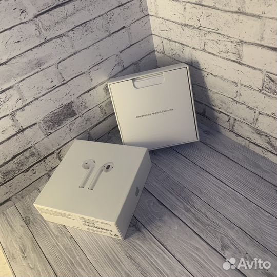 Наушники apple AirPods 2 premium (1:1)