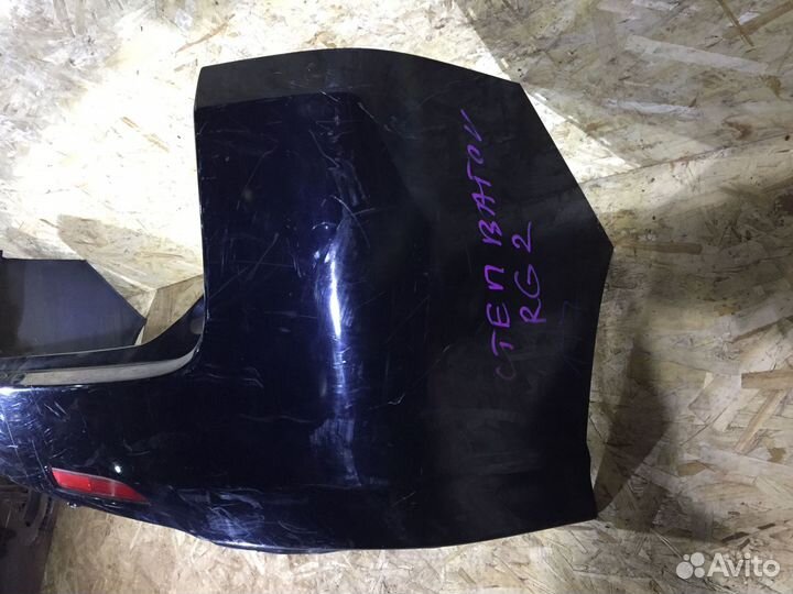 Бампер задний Honda Stepwgn RG1RG2 Чёрныйцарапины