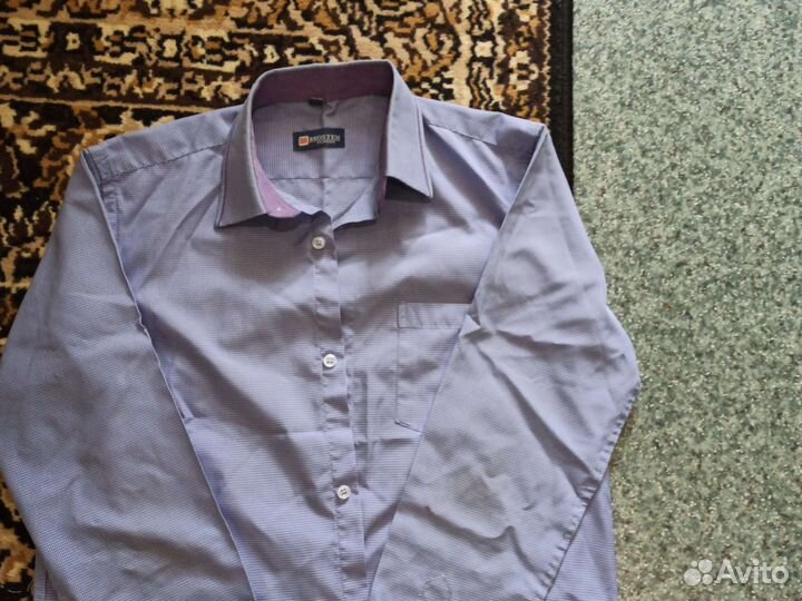 Школьные рубашки для мальчиков 140 146