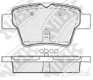 Колодки peugeot 307 1.6 2002, citroen C4 1.6