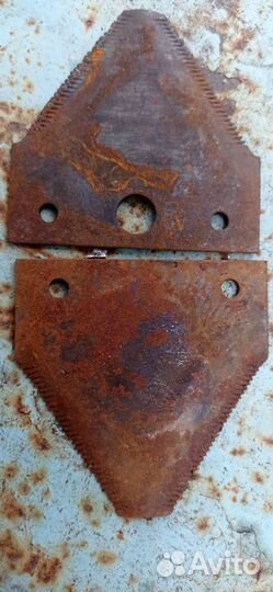 Ножи на косилку с заклепами