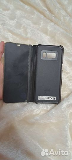Чехол книжка на samsung s8 оригинал б/у