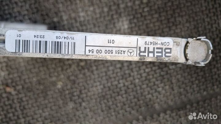 Радиатор кондиционера Mercedes ML W164, 2006