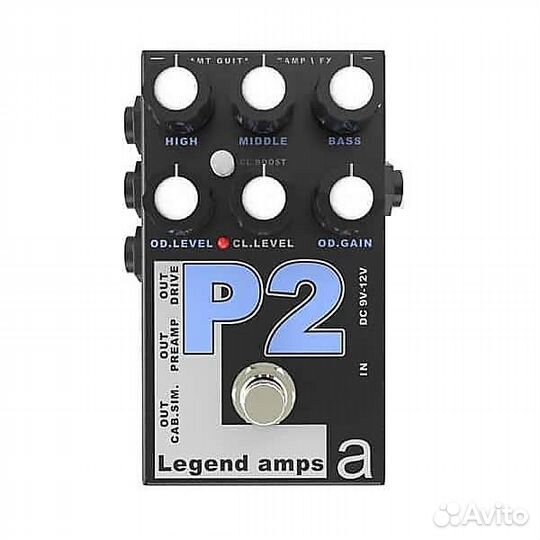 AMT P-2 Legend Amps 2-канальный предусилитель