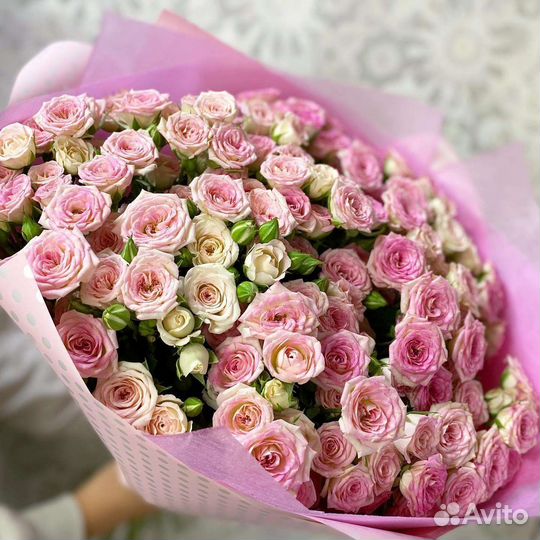 Цветы розы букет