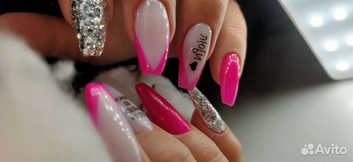 Маникюр / Покрытие гель-лак / Наращивание