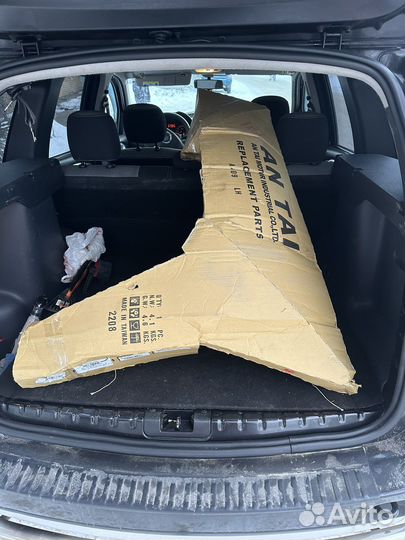 Крыло переднее на renault duster