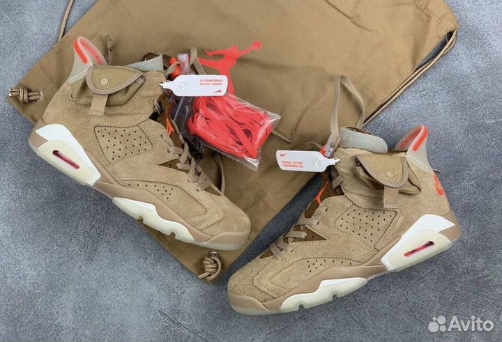 Travis Scott X Air Jordan 6 Retro British Khaki