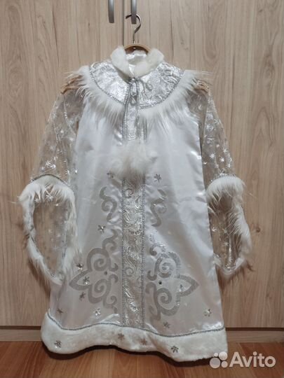 Новогодний костюм снегурочки для девочки рост 116