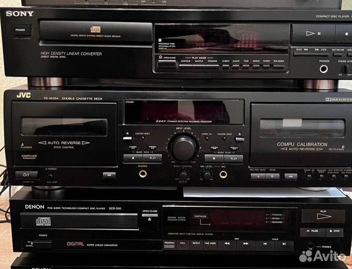 Sony/Denon/JVC аудиоаппаратура