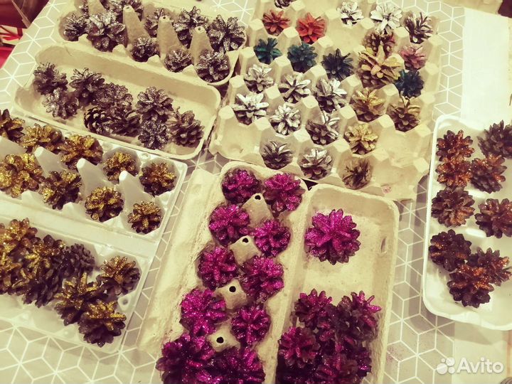 Шишки сосновые