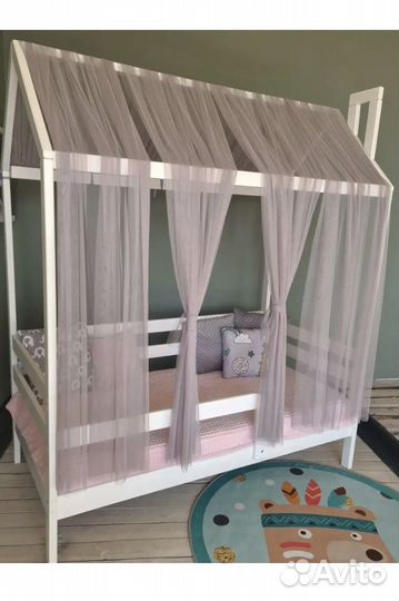 Балдахин на кроватку домик 160 на 80