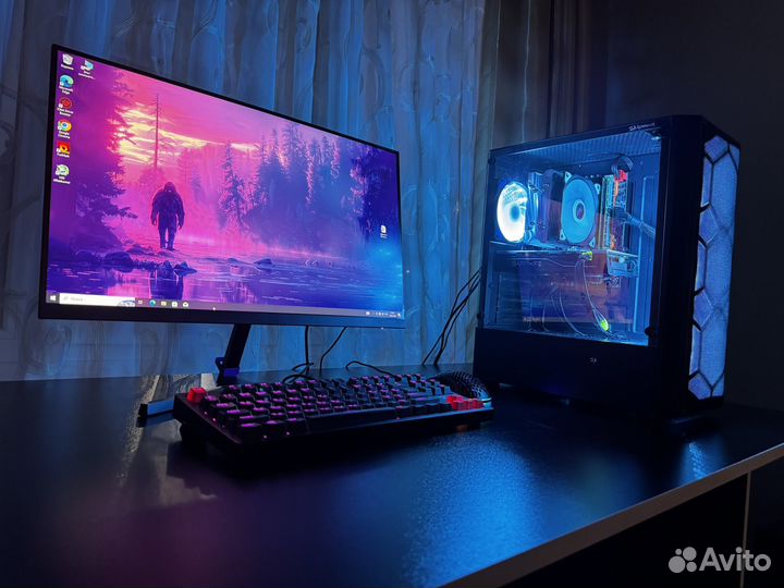 Мощный пк с Xeon E5 2666v3, 32 гб RAM и Rx580 8 гб