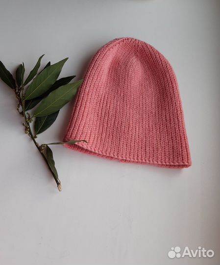 Шапка вязаная ручная работа