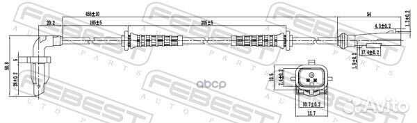 Nsii0026992159 Датчик abs зад лев 0,078 246