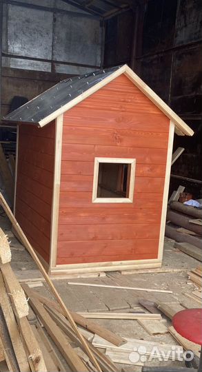 Детский игровой домик из дерева