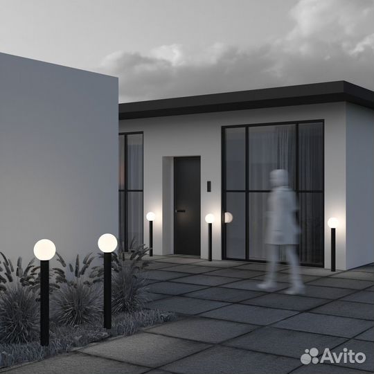 Светильник столб ландшафтный Bold O598FL-01B