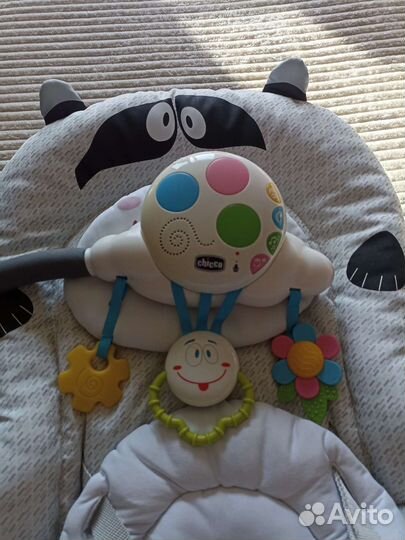 Шезлонг-качалка chicco balloon